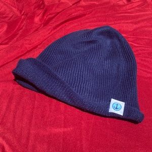 Navy HEALTH AID Kombucha Loose Beanie